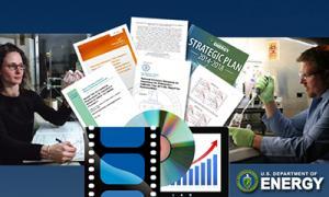 Images and documents related to scientific research and the U.S. Department of Energy